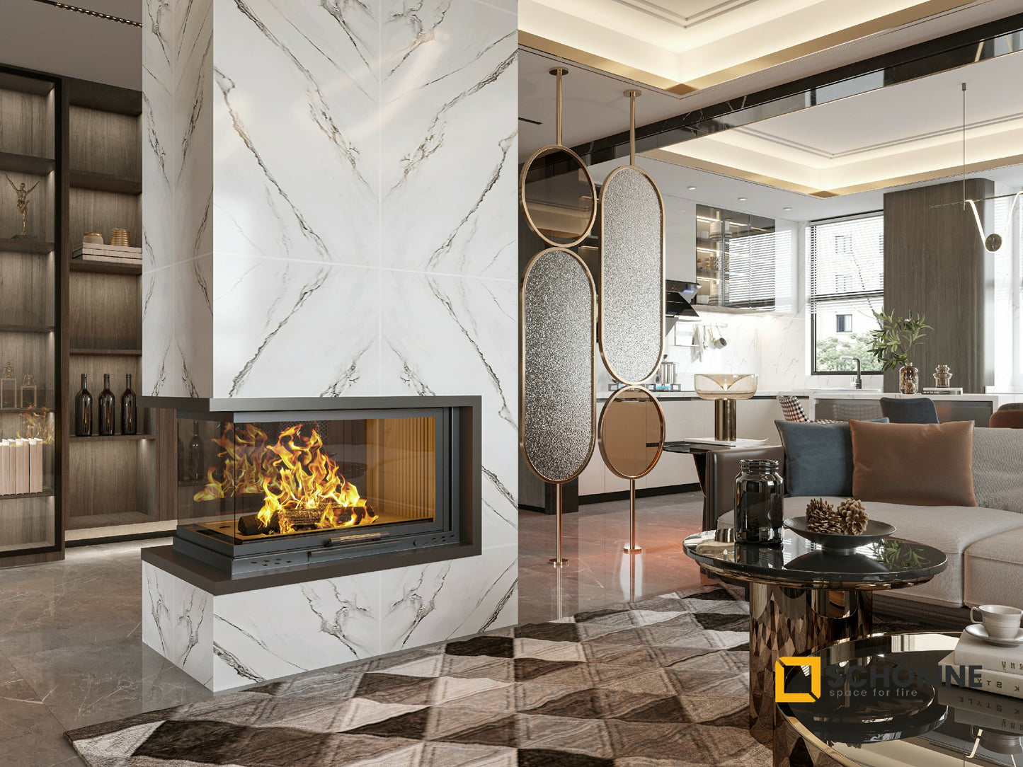 120 cm Epi Elevator Fireplace Chamber