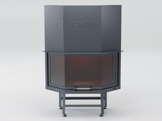 90 cm Prism Elevated Fireplace Chamber