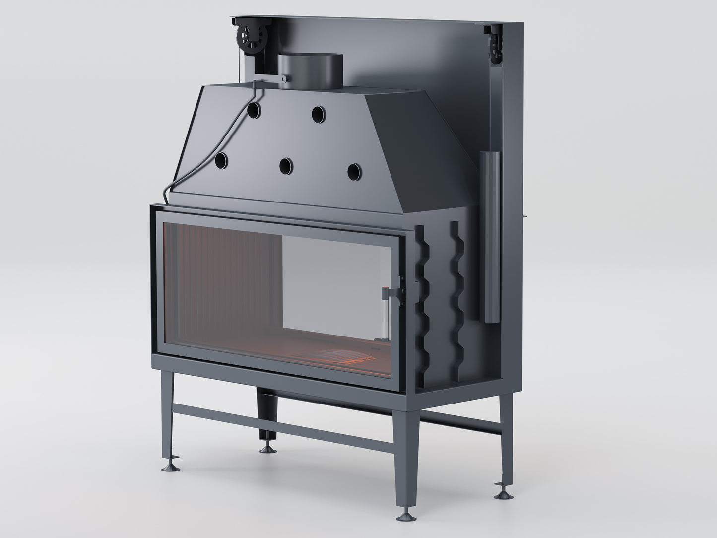110 cm Tunnel Elevator Fireplace Chamber