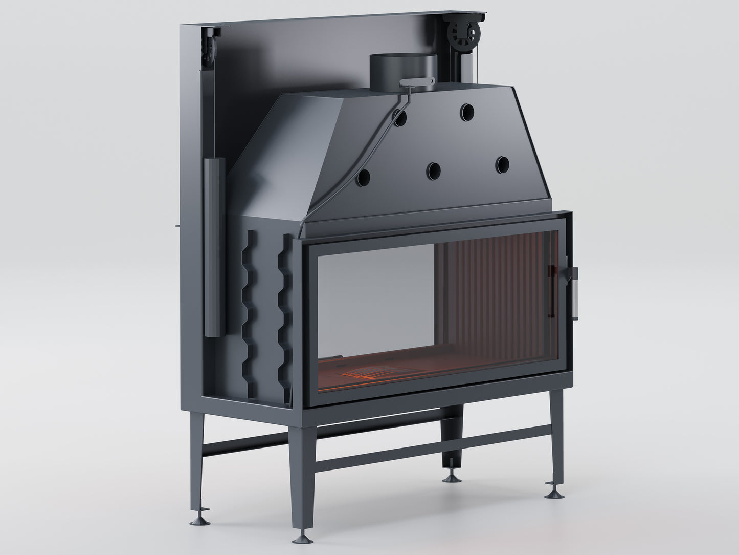 110 cm Tunnel Elevator Fireplace Chamber