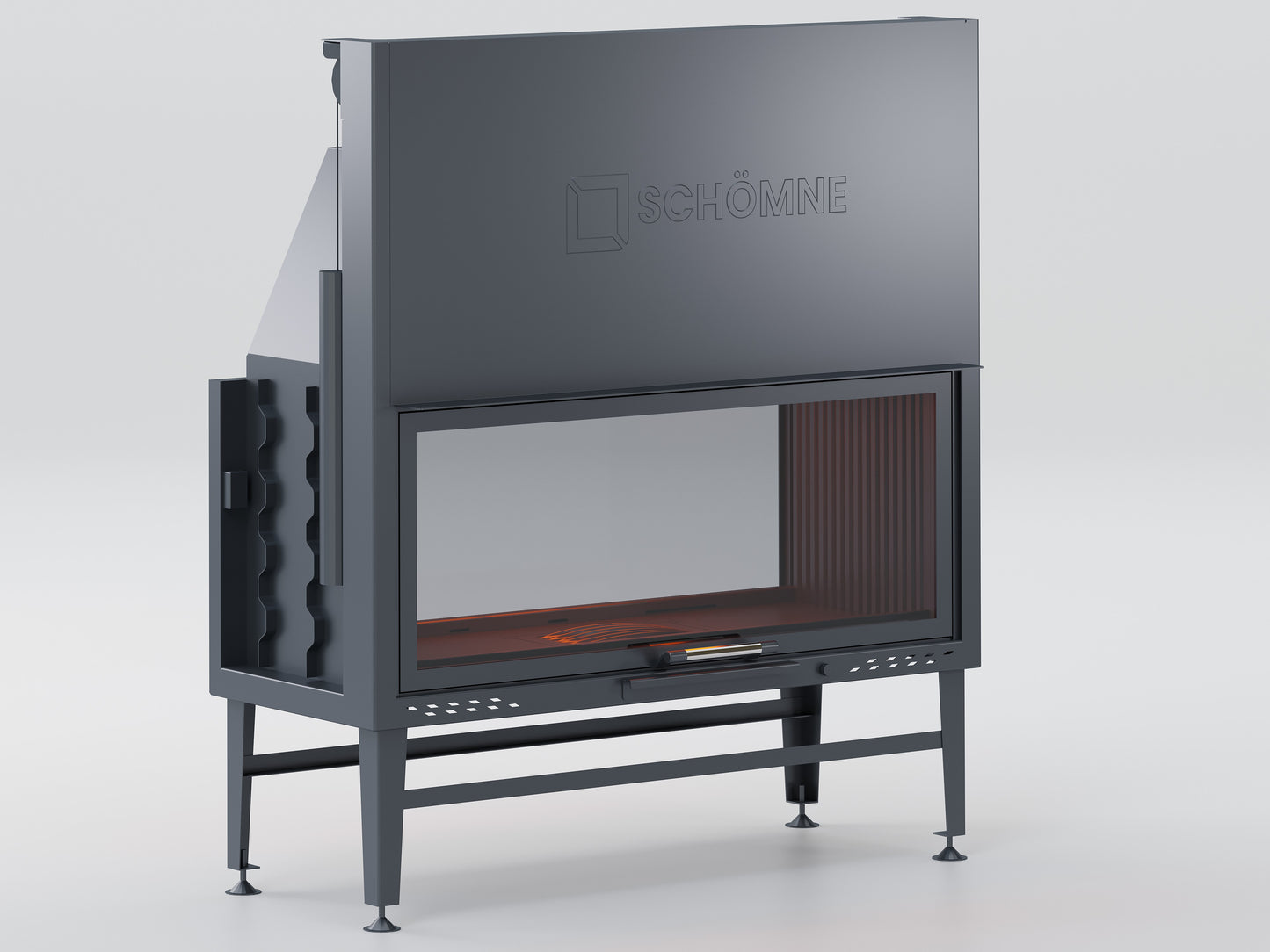 120 cm Tunnel Elevator Fireplace Chamber