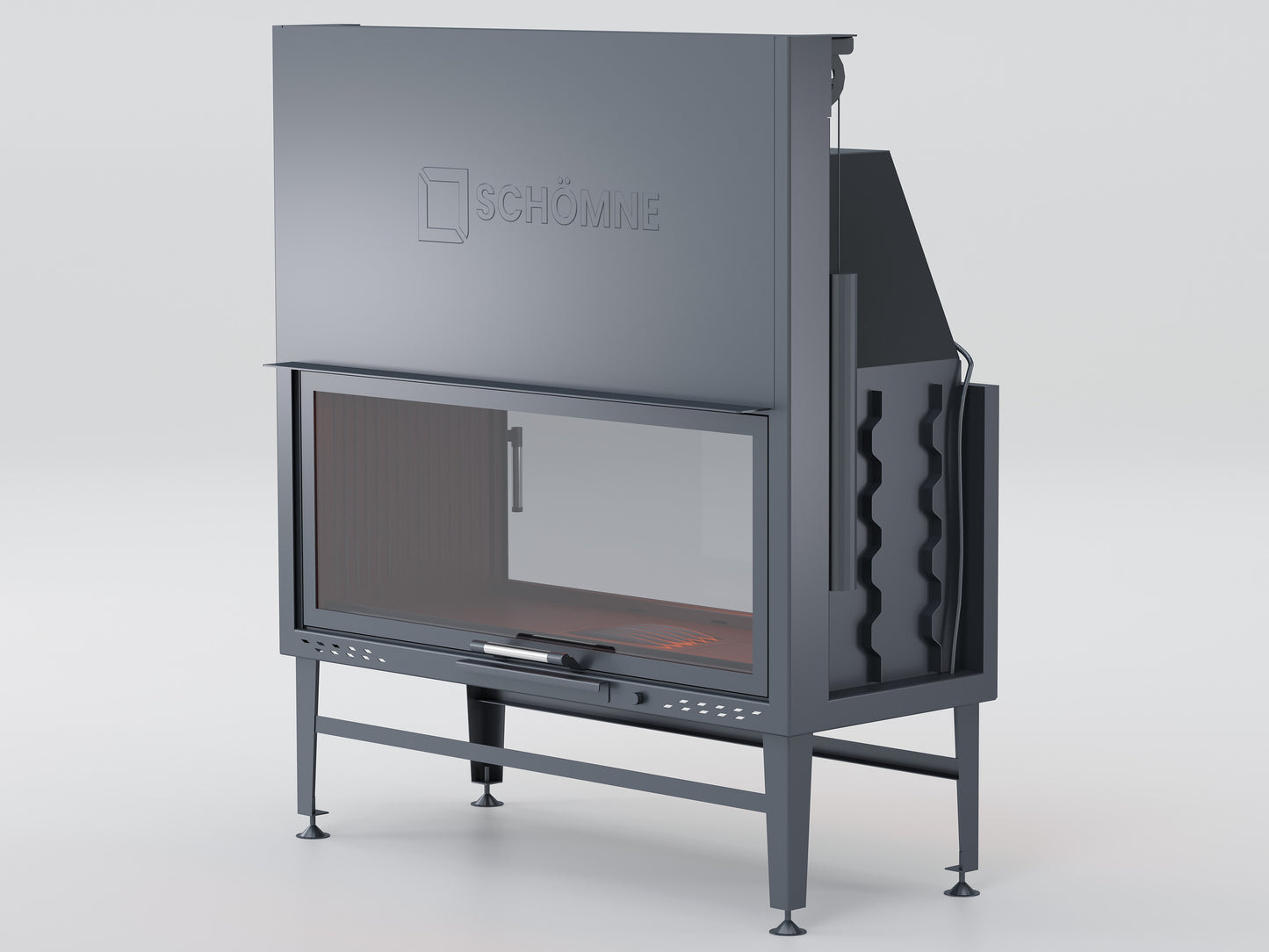 120 cm Tunnel Elevator Fireplace Chamber