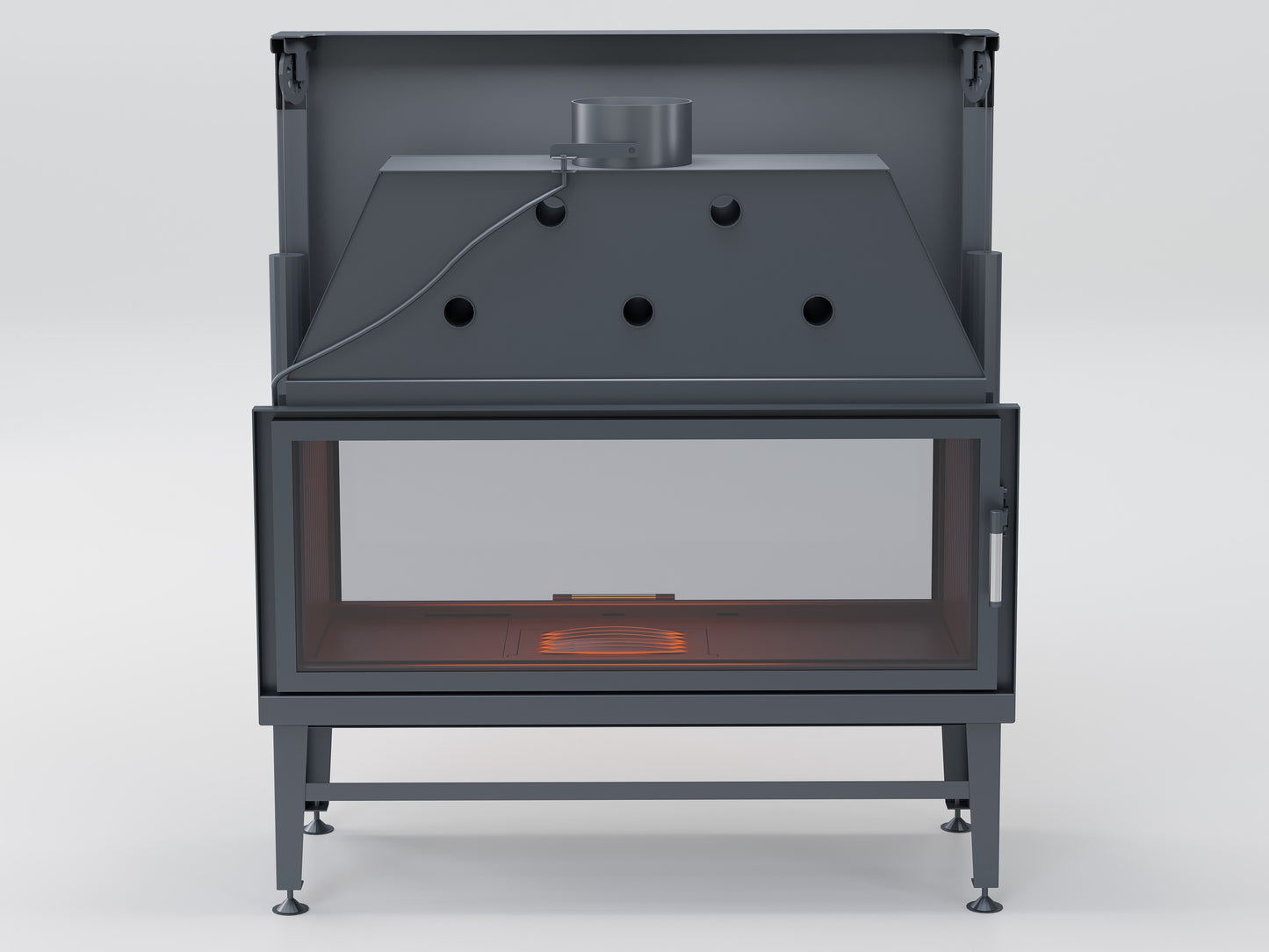 120 cm Tunnel Elevator Fireplace Chamber