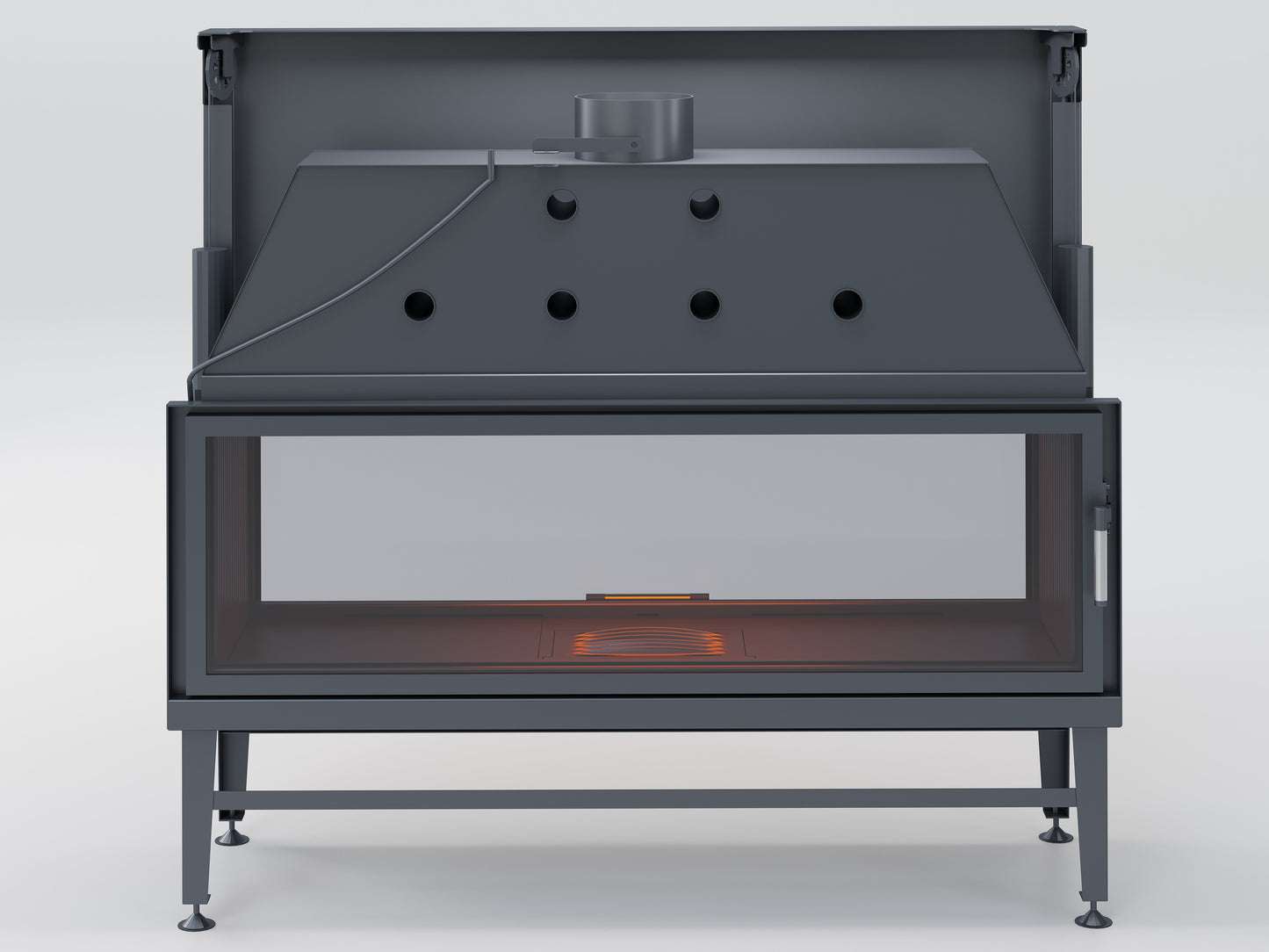 150 cm Tunnel Elevator Fireplace Chamber