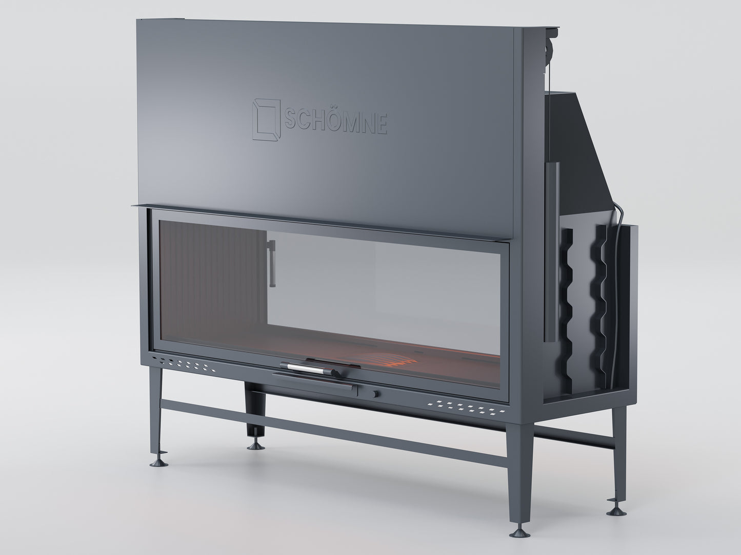 160 cm Tunnel Elevator Fireplace Chamber