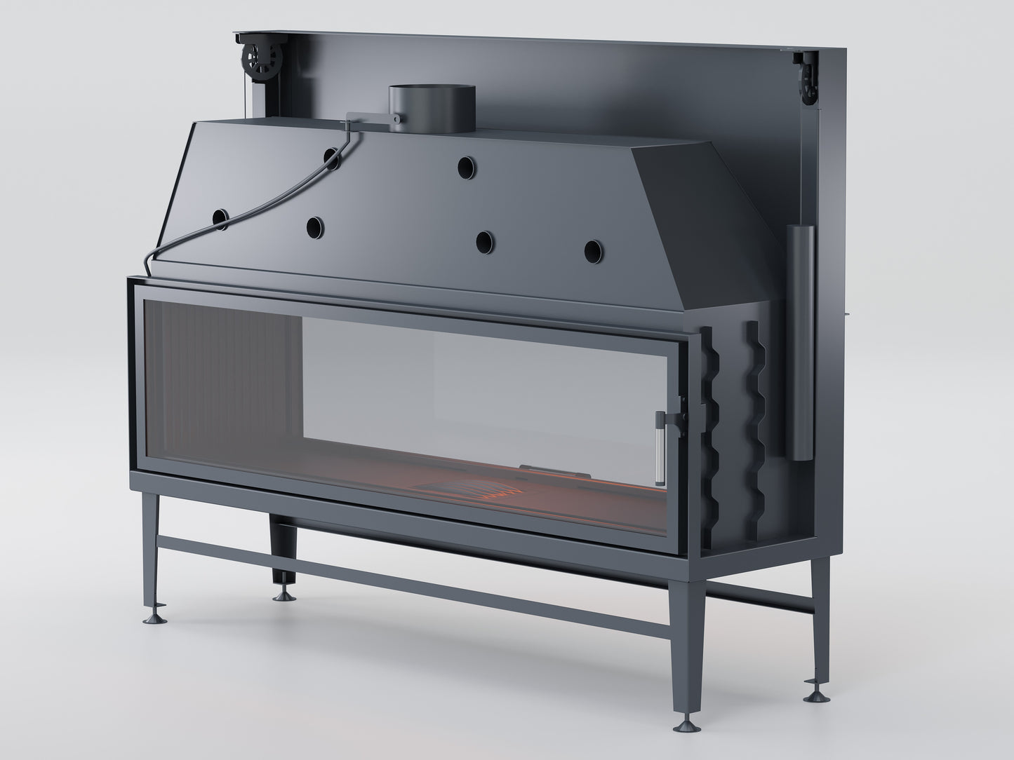 180 cm Tunnel Elevator Fireplace Chamber