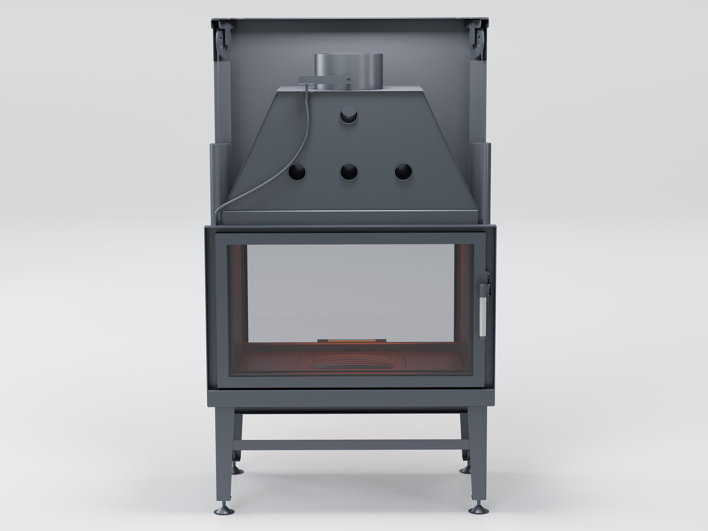 80 cm Tunnel Elevator Fireplace Chamber