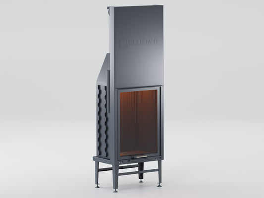 70X90 Cube Chamber Vertical Flat Elevator Fireplace