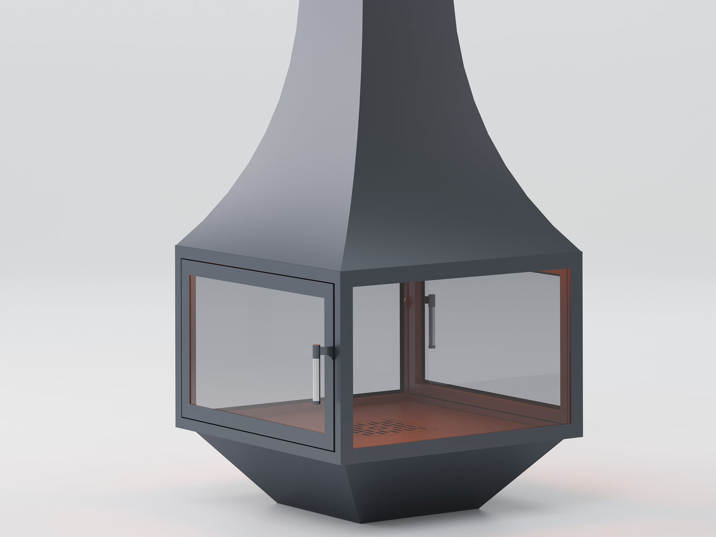 Lego Model Medium Fireplace 80X80