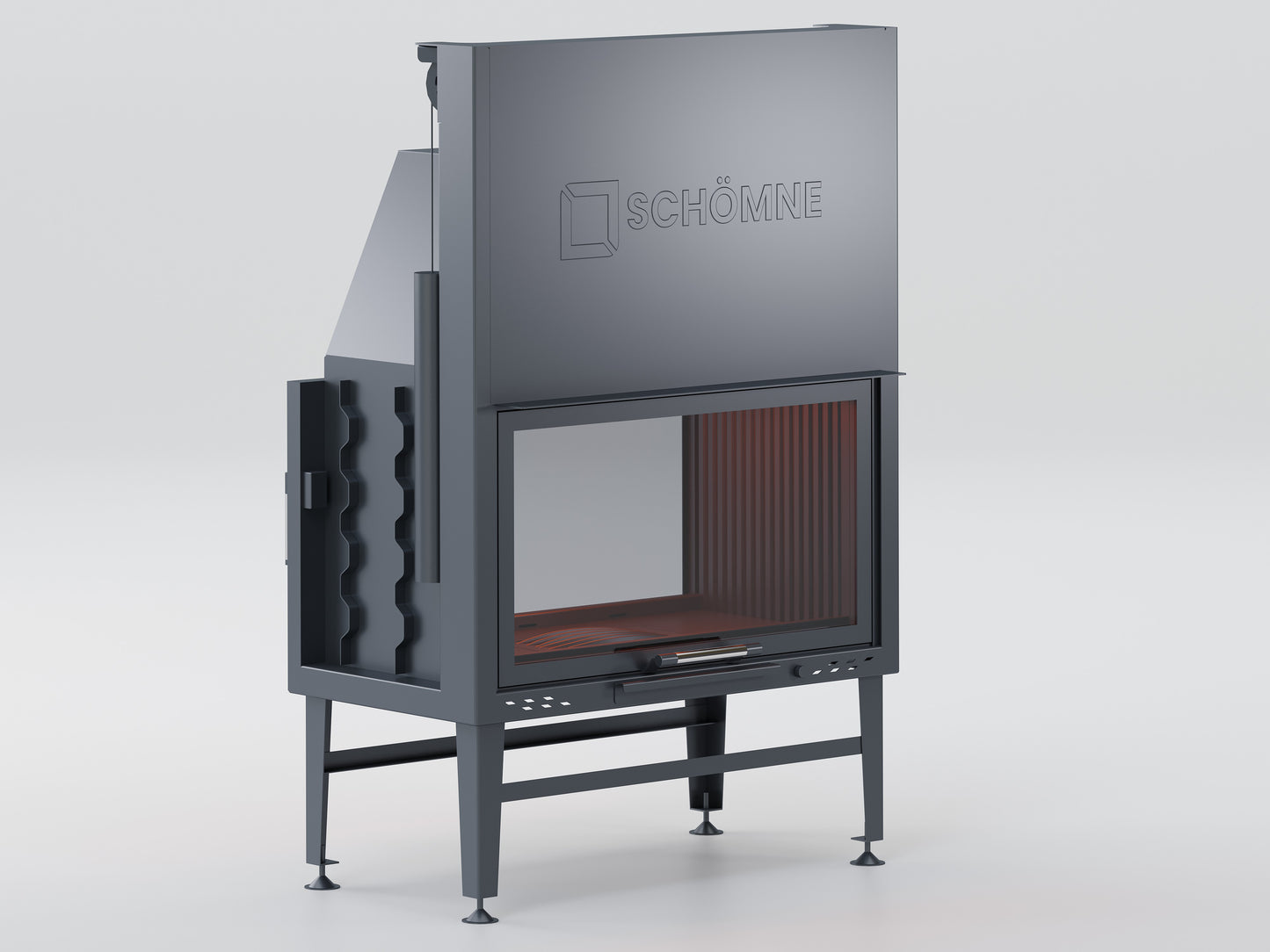 90 cm Tunnel Elevator Fireplace Chamber