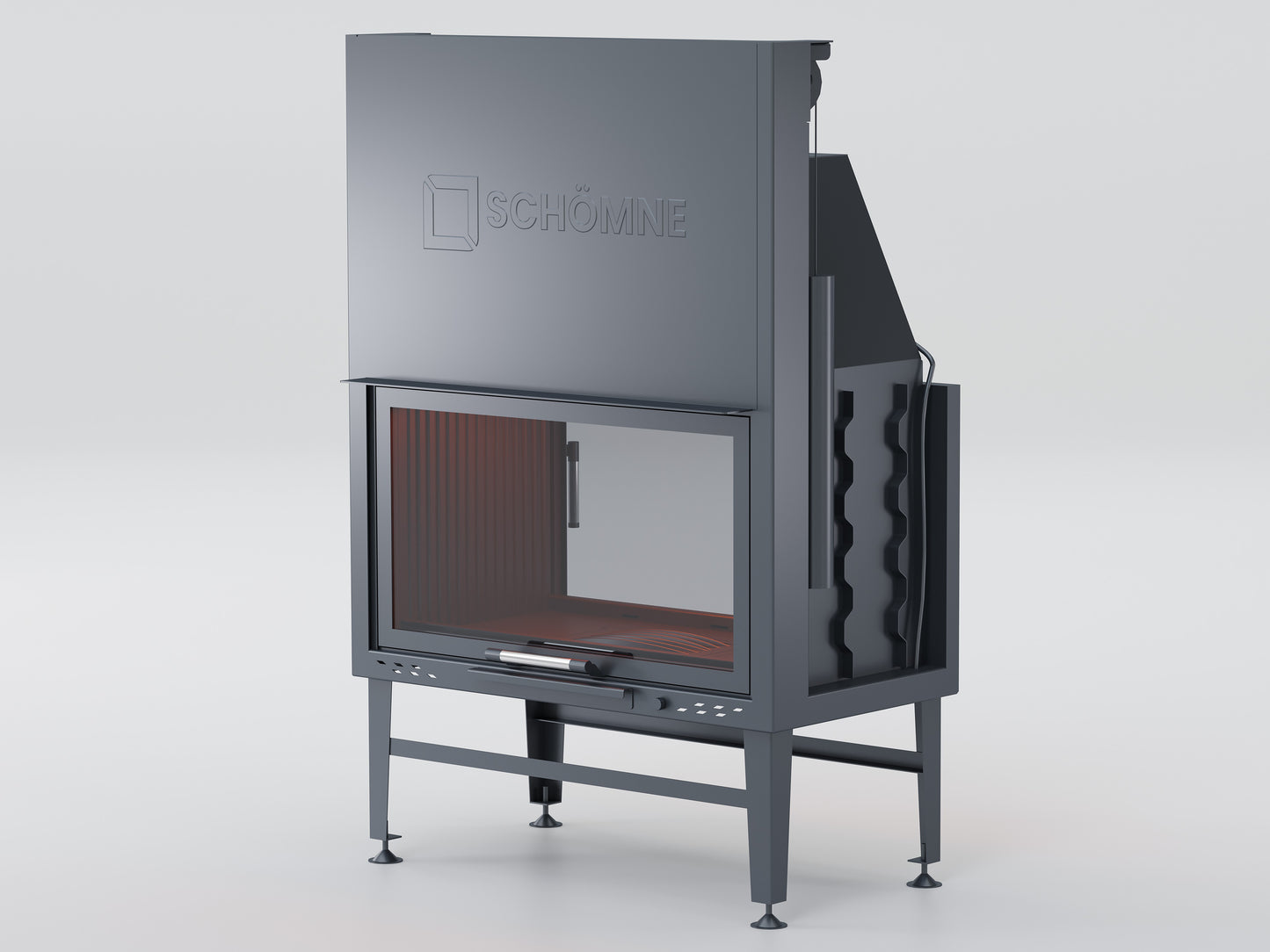 90 cm Tunnel Elevator Fireplace Chamber
