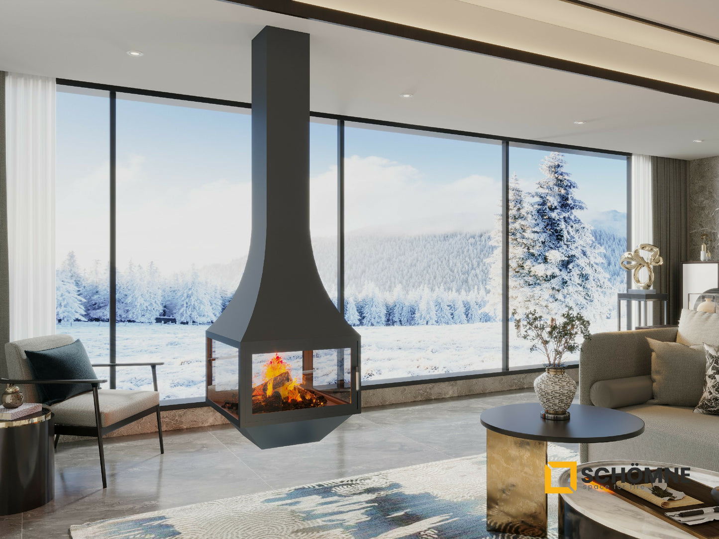 Lego Model Medium Fireplace 80X80