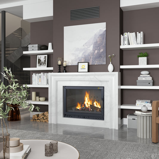 Döküm Şömine Haznesi Klapeli Tek Camlı | Dodok Home