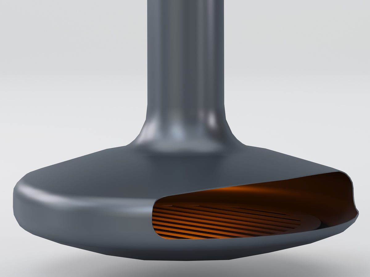 Ufo Model Orta Şömine 90X90 | Dodok Home