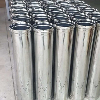 1 Metre Krom Modül Boru Şömine Baca Borusu | Dodok Home