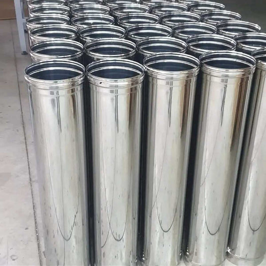 1 Metre Krom Modül Boru Şömine Baca Borusu | Dodok Home