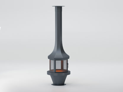 Sekizgen Model Orta Şömine 70X70