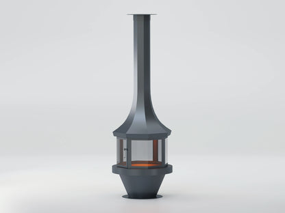 Sekizgen Model Orta Şömine 80X80