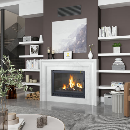 Döküm Şömine Haznesi Klapeli Tek Camlı | Dodok Home