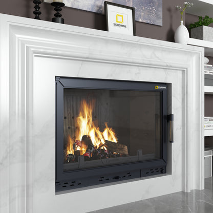 Döküm Şömine Haznesi Klapeli Tek Camlı | Dodok Home