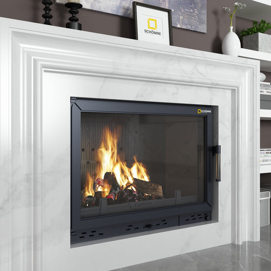Döküm Şömine Haznesi Klapeli Tek Camlı | Dodok Home