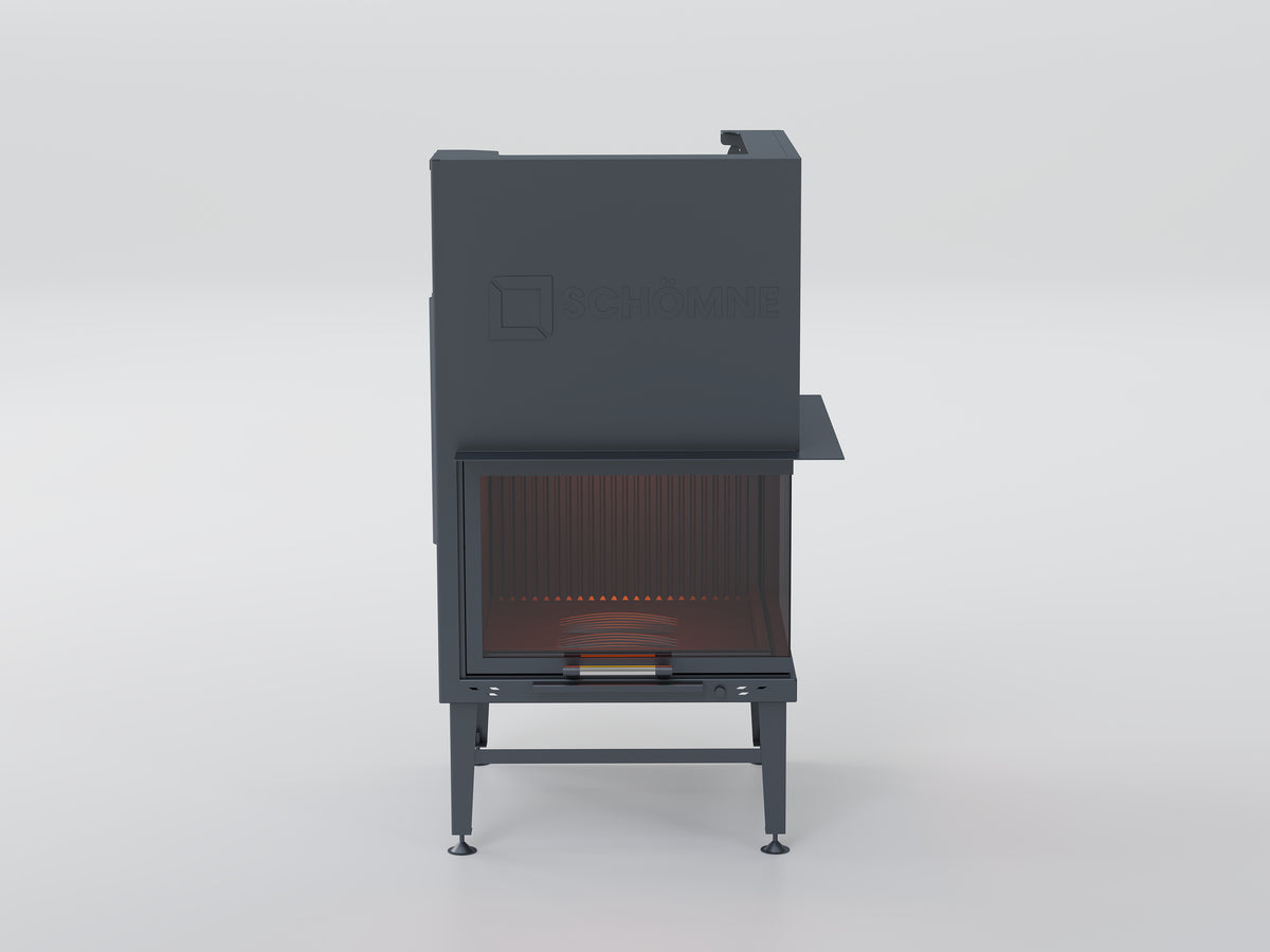 Eşkenar Hazne Asansörlü Şömine 70X70 | Dodok Home