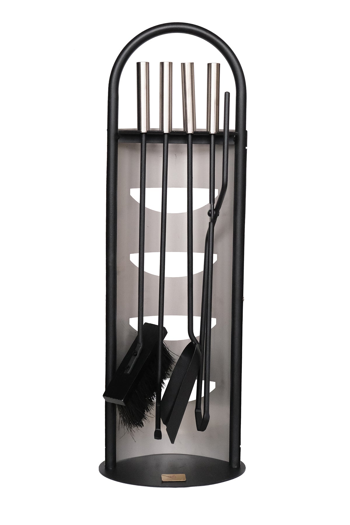 Dodok Home İnox Lüx Ithal Tel Standlı Şömine-Soba Maşa Takımı 5'Li Set DH-SS024