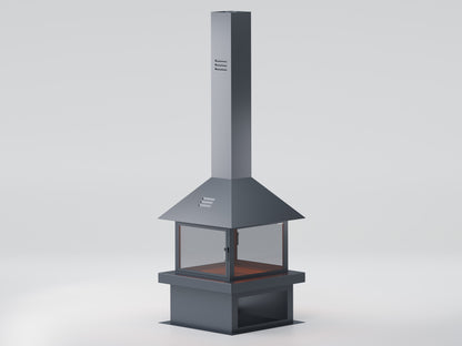 Kare Model Orta Şömine | Dodok Home
