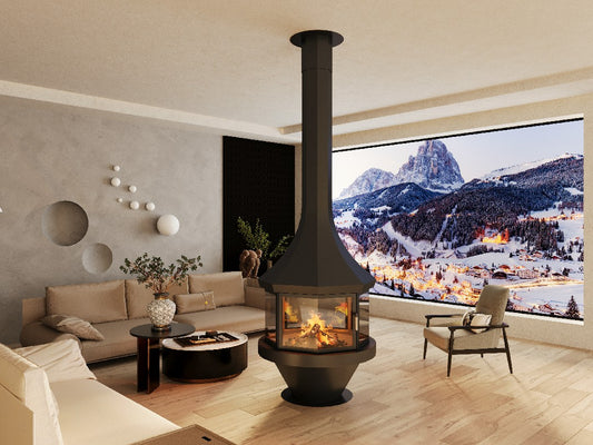 Sekizgen Model Orta Şömine | Dodok Home