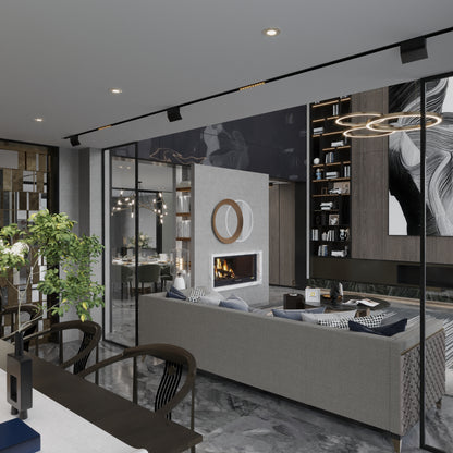 Tünel Asansörlü Şömine Haznesi | Dodok Home