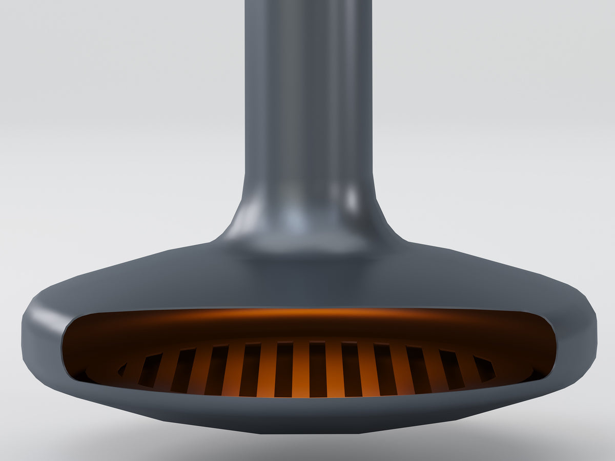 Ufo Model Orta Şömine 90X90 | Dodok Home