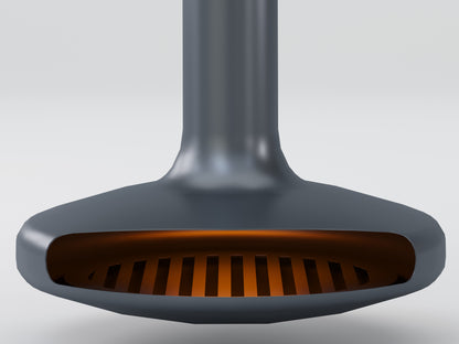 Ufo Model Orta Şömine 90X90 | Dodok Home