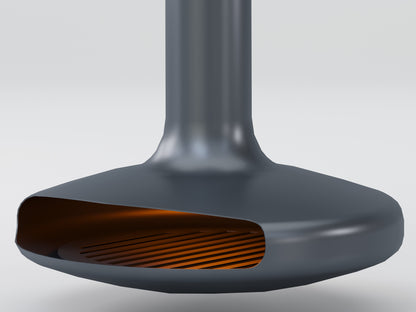 Ufo Model Orta Şömine 90X90 | Dodok Home
